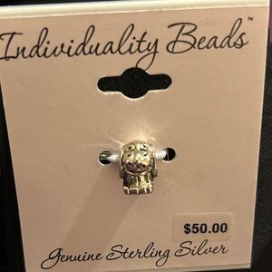 Individuality Beads Sterling Silver Dog Charm